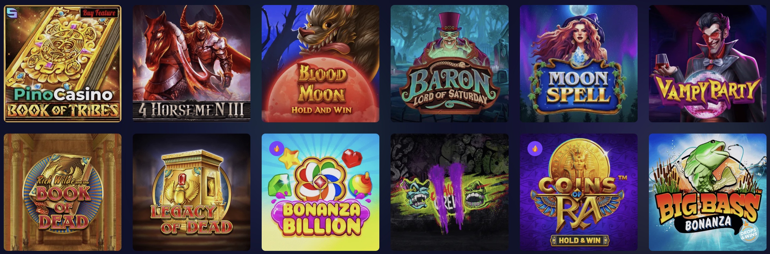 PinoCasino Slot Games